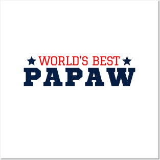 World's Best Papaw Father's Day T-Shirt Posters and Art